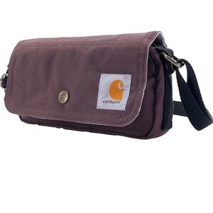 Carhartt Wine Colored Crossbody / Waist Pack Horizontal Bag